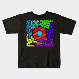 Alphabet Series - Letter Q - Bright and Bold Initial Letters Kids T-Shirt